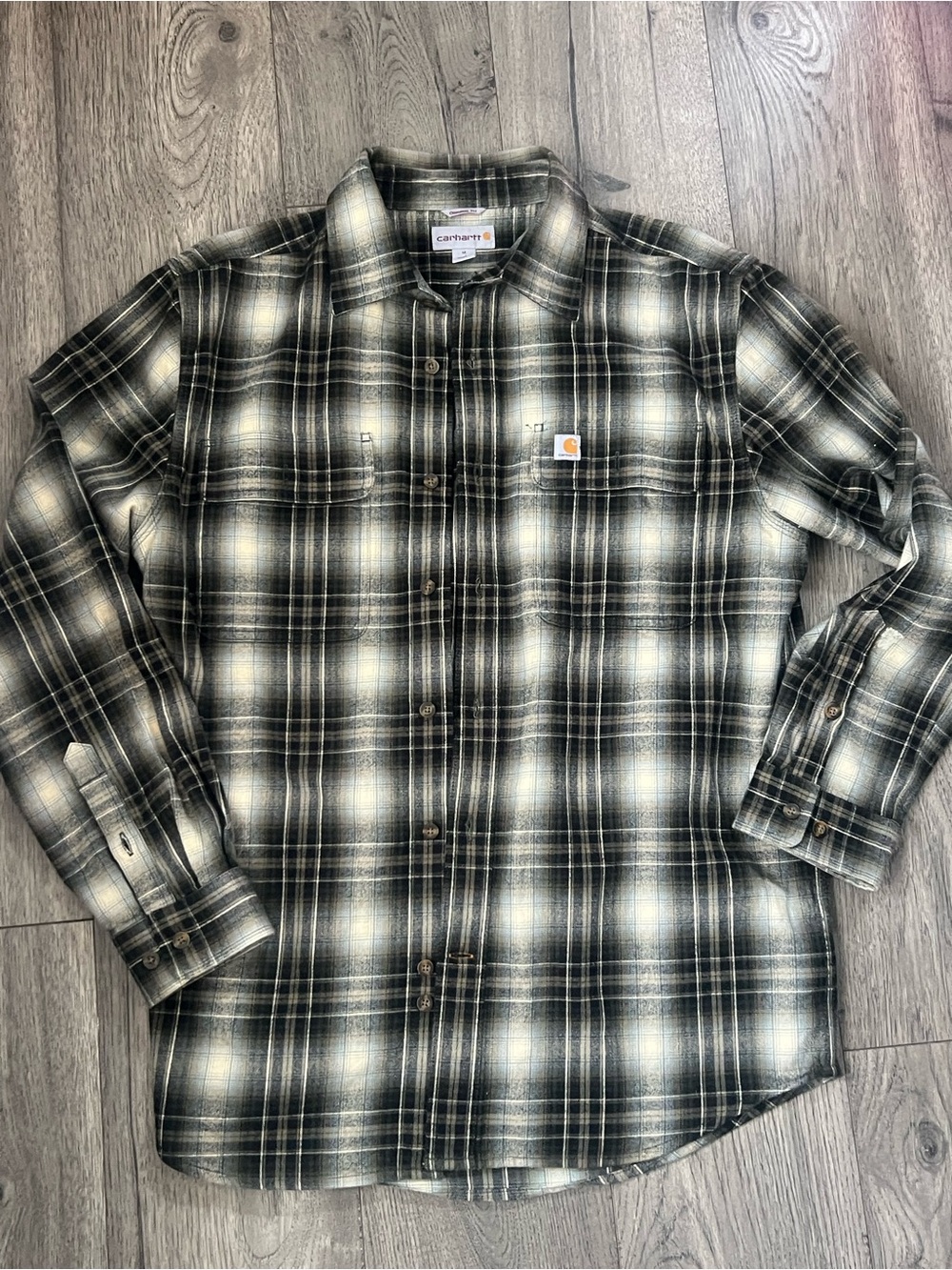 Carhartt Men’s Classic fit Plaid Flannel Shirt